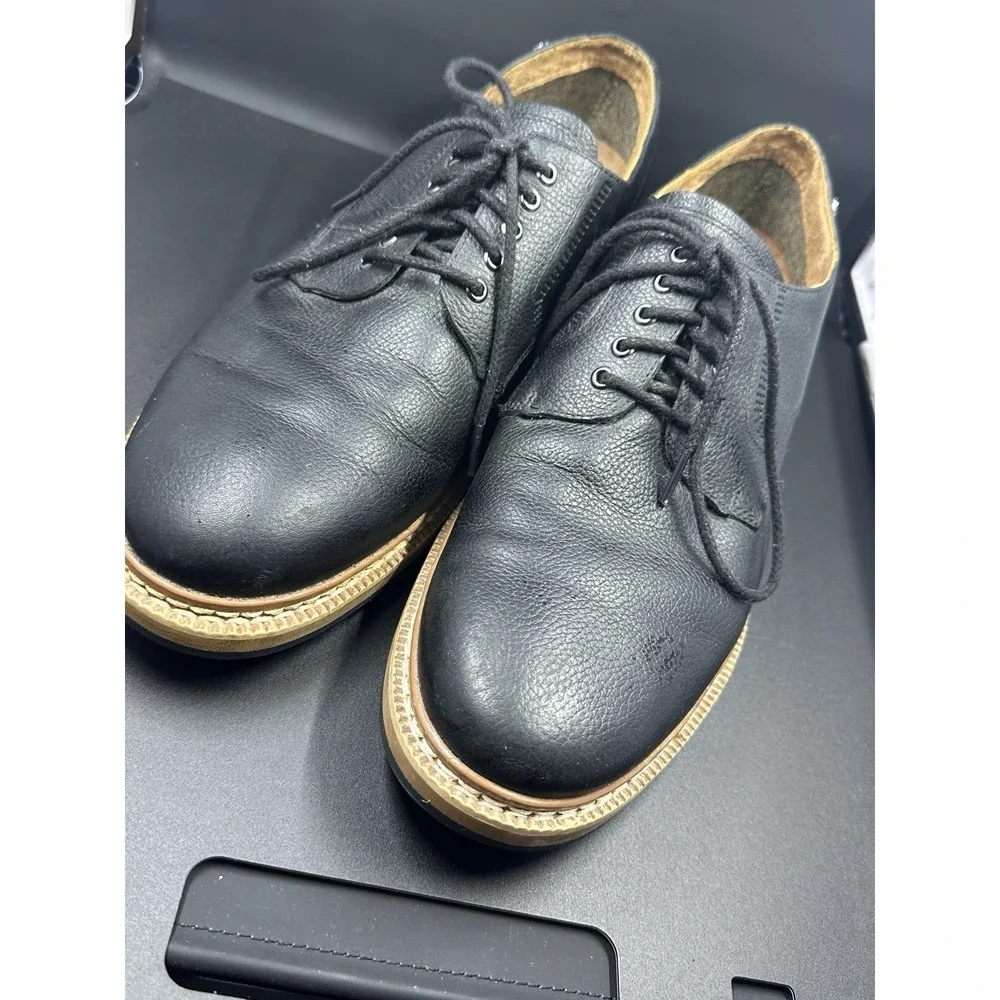 Timberland Mens Black Leather Waterproof Oxford Dress Shoes Lace Up Size 9.5 410